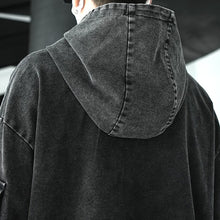Load image into Gallery viewer, American Washed Retro Denim Hoodie
