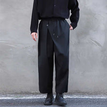 Load image into Gallery viewer, Straight-leg Casual Elastic Waist Wide-leg Pants
