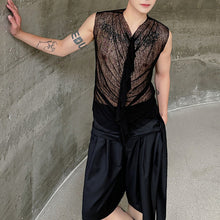 Load image into Gallery viewer, Casual Lace See-through Slim Fit Vest
