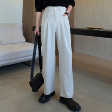 Load image into Gallery viewer, Lyocell Tencel Loose Straight Leg Casual Pants
