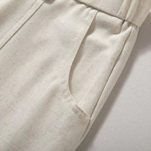 Load image into Gallery viewer, Flowy Wide-leg Straight Cropped Trousers
