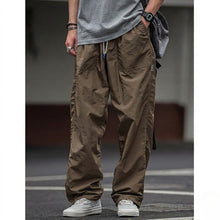 Load image into Gallery viewer, Khaki Japanese Waterproof Breathable Loose Casual Pants
