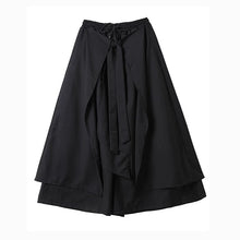 Load image into Gallery viewer, Dark Wide Leg Ninja Retro Culottes
