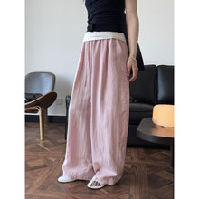 Load image into Gallery viewer, Women's Relaxed-fit Linen Casual Trousers
