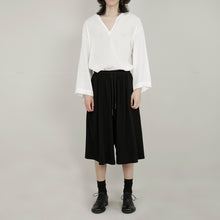 Load image into Gallery viewer, Casual Loose-fitting Wide-leg Cropped Trousers

