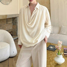 Load image into Gallery viewer, Stacked Fake Two-piece Loose Shirt
