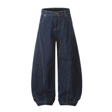Load image into Gallery viewer, American Retro Inverted Design Embroidered Scimitar Jeans
