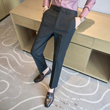 Load image into Gallery viewer, Casual Slim-fit Striped Trousers
