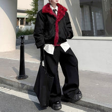 Load image into Gallery viewer, Winter Suede Loose-fitting Fur-lined Cotton Coat
