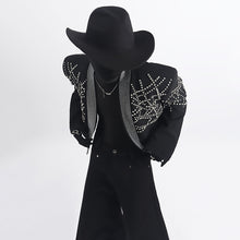 Load image into Gallery viewer, Rhinestone Loose Suit Jacket
