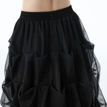 Load image into Gallery viewer, Patchwork Mesh Tiered Cake Skirt
