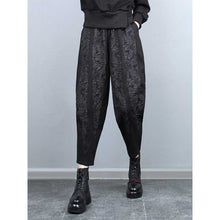 Load image into Gallery viewer, Vintage Jacquard Patchwork Cropped Trousers
