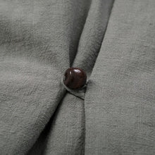 Load image into Gallery viewer, Loose Diagonal Placket Cotton-linen Jacket
