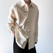 Load image into Gallery viewer, Button Lapel Loose Shirt

