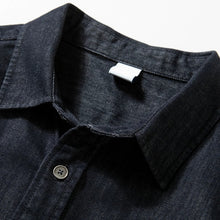 Load image into Gallery viewer, Loose Fit Casual Collar Long Sleeve Denim Shirt Jacket
