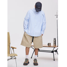 Load image into Gallery viewer, Japanese Striped Lapel Pocket Shirt
