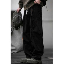 Load image into Gallery viewer, Vintage Double Pleat Wide-leg Drawstring Scimitar Pants
