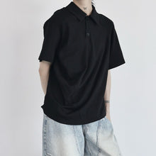 Load image into Gallery viewer, Casual Loose Polo Collar Polo T-shirt
