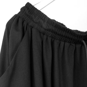 Casual Loose-fitting Wide-leg Cropped Trousers