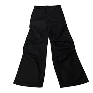 Low Crotch Mid-high Waist Casual Trousers