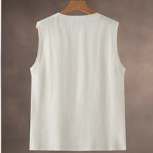 Load image into Gallery viewer, Loose Linen Sleeveless Vest
