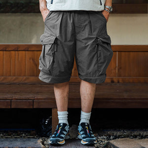 Japanese Three-proof Quick-drying Detachable Pockets Loose Trousers