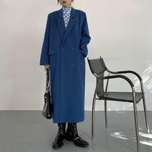 Load image into Gallery viewer, Retro British Style Mid Length Coat
