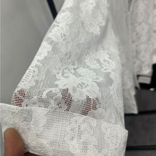 Load image into Gallery viewer, lace cut-out Long-sleeve shirt
