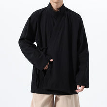 Load image into Gallery viewer, Loose Cotton Cross Front Side Tie Shirt
