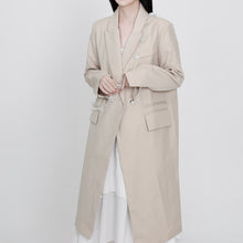 Load image into Gallery viewer, Autumn And Winter All-match Simple Neutral Mid-length Windbreaker
