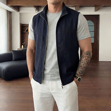 Load image into Gallery viewer, Lyocell-linen Vest Jacket
