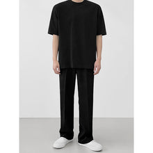 Load image into Gallery viewer, Loose Solid Color Slit Hem T-shirt
