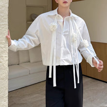 Load image into Gallery viewer, French 3D Rose Casual Shirt
