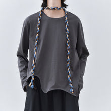 Load image into Gallery viewer, Women's Wavy Hem Casual Round Neck Shirt
