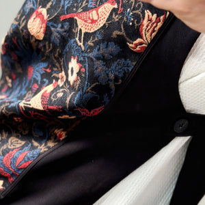 【Nightingale】Round Neck Pullover Patch Loose Vest