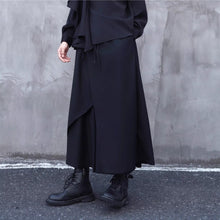 Load image into Gallery viewer, Asymmetrical Double-layer Loose-fitting Cropped Wide-leg Culottes
