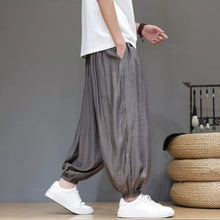 Load image into Gallery viewer, Breathable Loose-Fit Ice Silk Wide-Leg Pants
