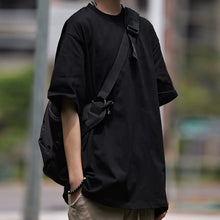 Load image into Gallery viewer, 320g Japanese style Solid Color Loose Casual T-shirt
