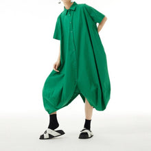 Load image into Gallery viewer, Women's Polo-Collar Tulip Dress
