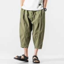 Load image into Gallery viewer, Summer Wide-Leg Crop Pants
