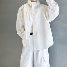 Load image into Gallery viewer, Casual Loose Hooded Shirt Jacket
