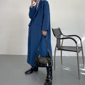 Vintage Mid-length Knee-length Suit Jacket