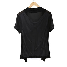 Load image into Gallery viewer, Fake Two-Piece Cutout Short Sleeve T-Shirt
