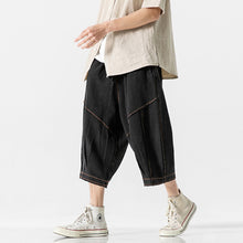 Load image into Gallery viewer, Knitted Patchwork Vintage Straight-leg Pants
