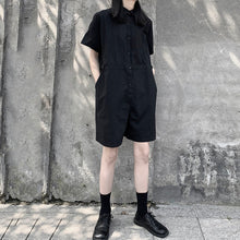 Load image into Gallery viewer, Summer Women&#39;s Black Jumpsuit Shorts
