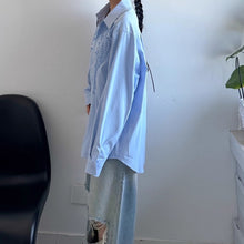 Load image into Gallery viewer, Heavy-duty Loose Casual Pattern Embroidered Shirt
