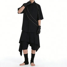 Load image into Gallery viewer, Loose-Fit Casual Lapel T-Shirt
