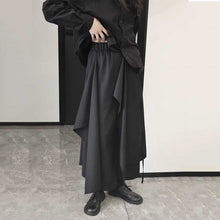 Load image into Gallery viewer, Patchwork Wide-leg Casual Irregular Culottes
