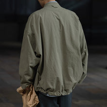 Load image into Gallery viewer, Retro Japanese Style Stand-up Collar Zip-up Jacket
