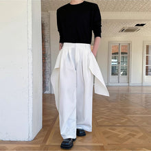 Load image into Gallery viewer, Retro Ribbon Casual Wide-leg Irregular Trousers
